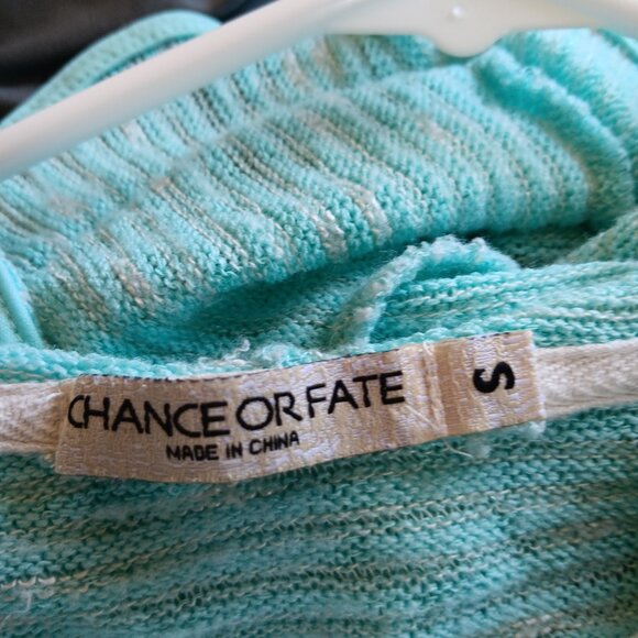 hooded long sleeve shirt by Chance or Fate size Small - Picture 2 of 3